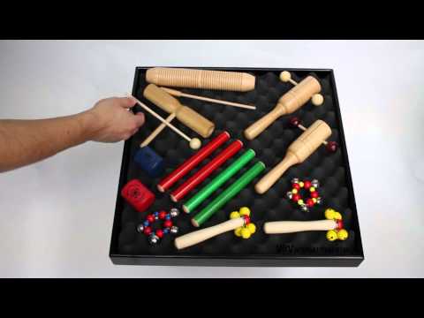 Percusión para niños con 12 piezas