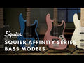 Fender Squier Affinity Jaguar Bajo eléctrico (Negro)