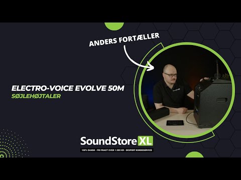 EV Evolve 50M - Sistema de Altavoces de Columna Portátil con mezclador de 8 canales