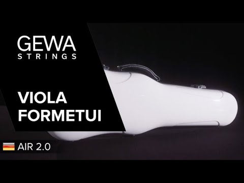 GEWA estuche moldeado para viola Air 2.0 - rojo highgloss case