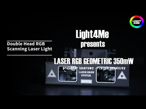 Light4Me Láser RGB Geometric 350mW