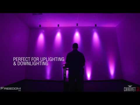 Chauvet FREEDOM H1 Lámpara de Batería 4 uds. c. Bolsa (negro)