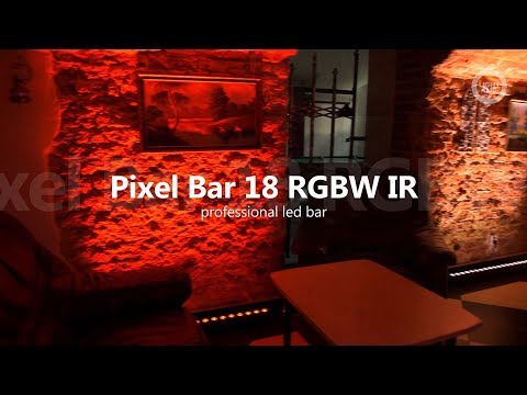 LIGHT4ME PIXEL BAR 18 RGBW IR barra LED + mando a distancia