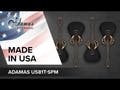 Adamas E-Acoustic Guitarras ADAMAS U581T-FM Mid-Depth Non-Cutaway - Black Satin Copper Metal Flake (U581T-FM-G)