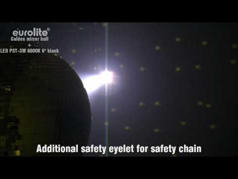 EUROLITE Mirror Ball 30cm gold