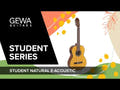 GEWA Guitarra clásica Student Natural - tamaño 7/8 natural
