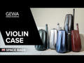 GEWA Mochila para funda de violín Space Bag - Silver 4/4 - 3/4 (33 x 67 (con funda para arco 79 ) x 19 cm)