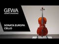 Violonchelo GEWA Sonata Europa 4/4, ajustado