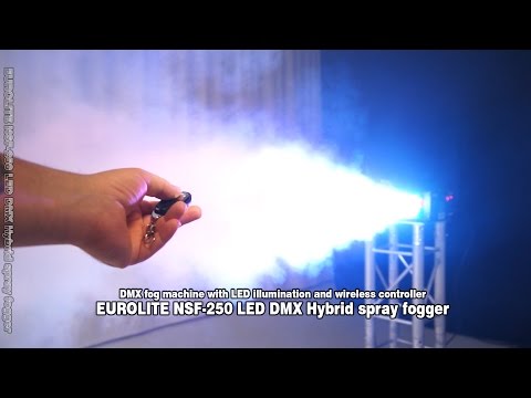 NSF-250 LED DMX Hybrid máquina de humo pulverizadora de EUROLITE