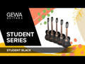 Guitarra clásica GEWA Student negra - tamaño 3/4 negra
