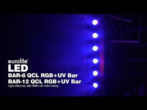 EUROLITE LED BAR-6 QCL RGB+UV Barra