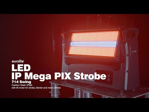 EUROLITE LED IP Mega PIX Estroboscopio 714 SWING