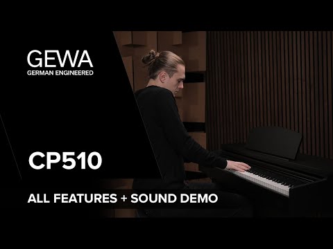 Piano digital GEWA CP510 - negro mate