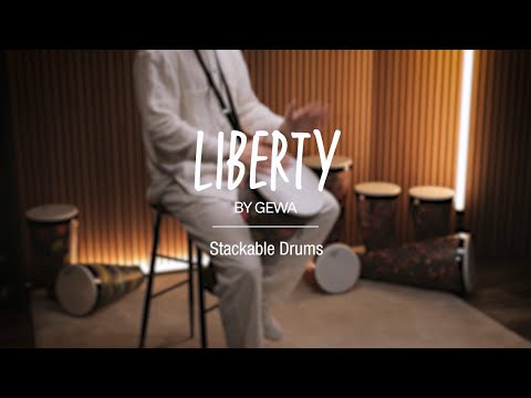 GEWA tambores apilables Liberty Series Stackable Drums - 12" Abstract