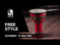 Toca Doumbek Freestyle - Rojo Bali (SFDK-9RP)