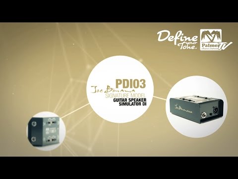Palmer PDI 03 JB - Simulador de altavoz de guitarra y DI modelo signature de Joe Bonamassa
