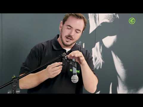 Gravity MS QT 1 B - Adaptador de micrófono con función de inclinación rápida