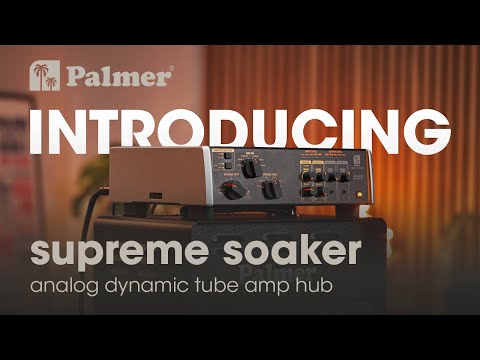 Palmer SUPREME SOAKER - Hub analógico de amplificador de válvulas dinámico