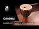 Toca Djembe Origins Series - Tribal Mask (TODJ-10TM)
