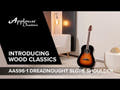 Applause Wood Classics AAS96-1 guitarra western, Sunburst