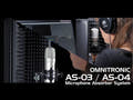 OMNITRONIC AS-03 Sistema absorbente para micrófono, plegable