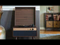 Crosley Jasper retro Tocadiscos, Nogal