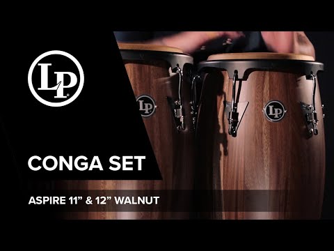Latin Percussion Set de Congas Aspire - 11" & 12" (LPA647B-SW)