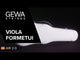 GEWA Viola shaped case Air 2.0 - White highgloss (with side handle)