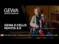 GEWA Violonchelo eléctrico Novita 3.0 - Marrón dorado (4/4)