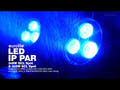 EUROLITE LED IP PAR 3x8W QCL Foco