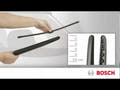 BOSCH flatblade escobilla limpiaparabrisas trasera 1 ud. 350mm (3397008192)