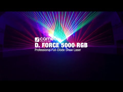 Cameo D FORCE 5000 Luces Láser RGB
