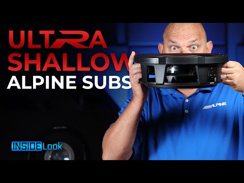Alpine RS-W10D4 Shallow Type-R subwoofer de 10" 4+4 Ohm