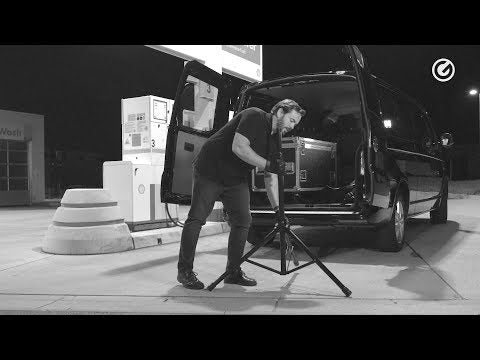 Gravity TSP 5212 LB - Soporte de altavoz de acero de la serie Touring con perno de bloqueo automático