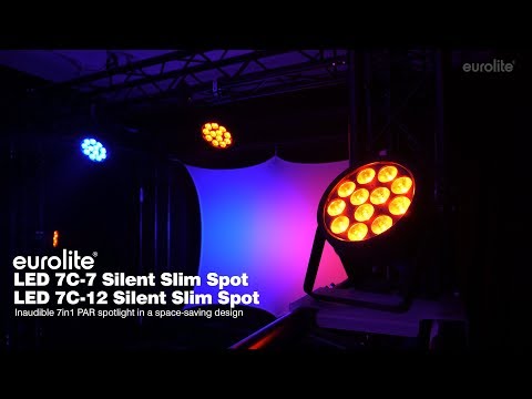 EUROLITE LED 7C-12 Silent Slim Foco