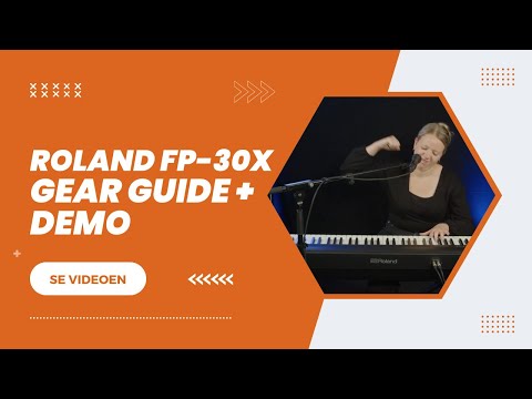 Roland FP-30X Piano Eléctrico (Negro)