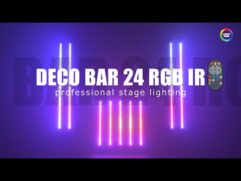 Light4Me Deco Bar 24 RGB IR Barras LED + mando a distancia