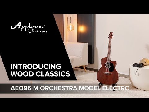 Applause guitarra eléctrica-acústica Wood Classics AEO96-M Orchestra Model Electro - Natural Matt (AEO96-M)