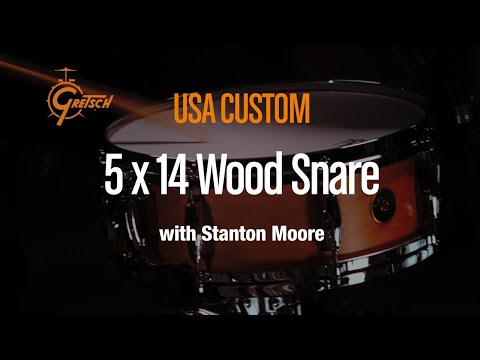 Caja Gretsch USA Custom 14" x 5", Satin Natural