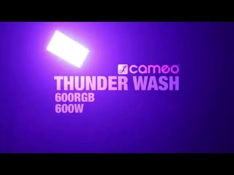 Cameo THUNDER® WASH 600 W - Luz 3 en 1 strobe, blinder y wash 648 x 0,2 W luz blanca
