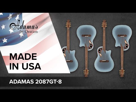 Guitarra electroacústica Adamas 2087GT Deep Contour Cutaway - Reverse Blue Burst (2087GT-8-G)