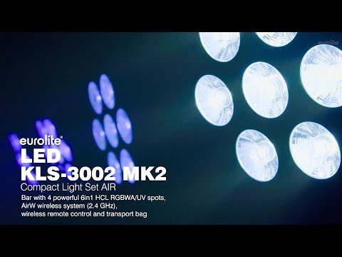 EUROLITE LED KLS-3002 MK2 Set de iluminación compacto AIR