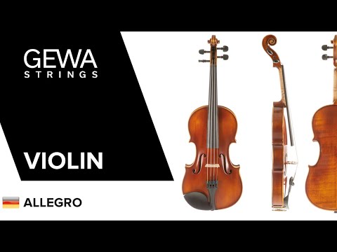 GEWA Violin Allegro - 1/4 (Ready to play incl. violin case, without bow, with Larsen Aurora strings)