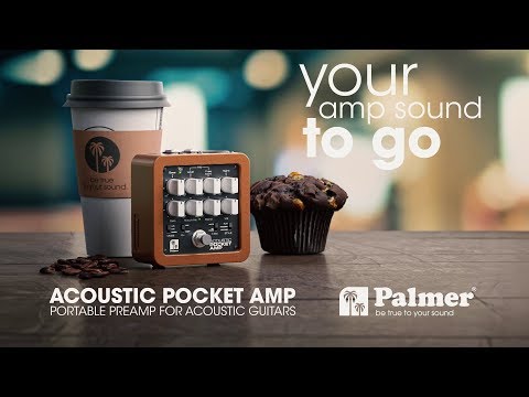 Palmer POCKET AMP ACOUSTIC – Preamplificador portátil para instrumentos acústicos de cuerda