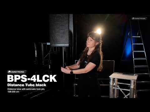 OMNITRONIC BPS-4LCK Tubo distanciador negro
