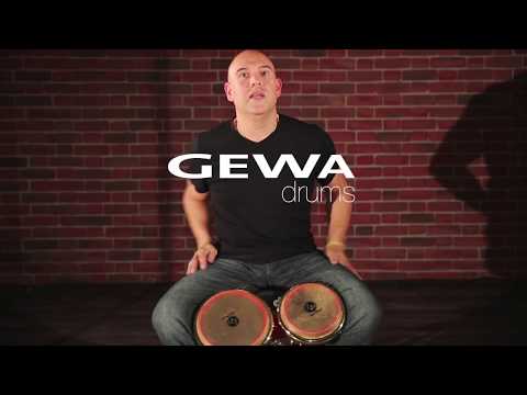 Bongo Latin Percussion Galaxy Fiberglass Fausto Cuevas III Signature (LP794V-ARG)