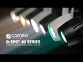 Cameo Q-SPOT 40 TW - spot compacto con LED blanco ajustable de 40 W, en negro