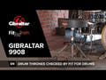 Trono de batería Gibraltar serie 9000 - 9908