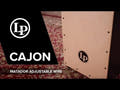 Latin Percusión Cajon Matador Alambre ajustable (LP1426)