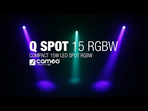 Cameo Q-SPOT 15 RGBW WH - spot compacto con LED RGBW de 15 W en carcasa blanca